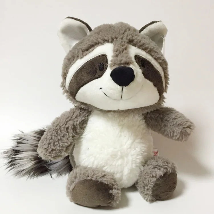 🦝💤 Guaxinim de Pelúcia 25 cm – Um Amiguinho Selvagem e Fofo! 💕🌲