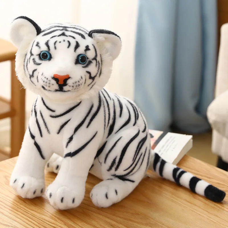🐯 Pelúcia Realista de Tigre Bebê – 23cm de Pura Fofura! 🐯