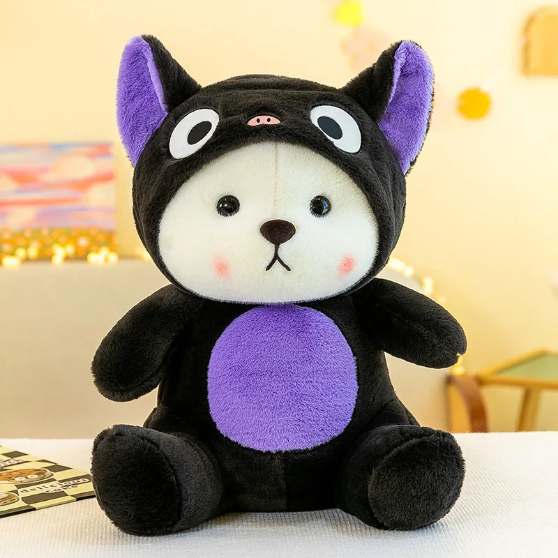 🧸✨ Pelúcia 2 em 1 Mágica e Divertida – Transforme a Brincadeira! ✨🧸 🐾 Tamanho: 30 cm | Diversas Fantasias Colecionáveis!