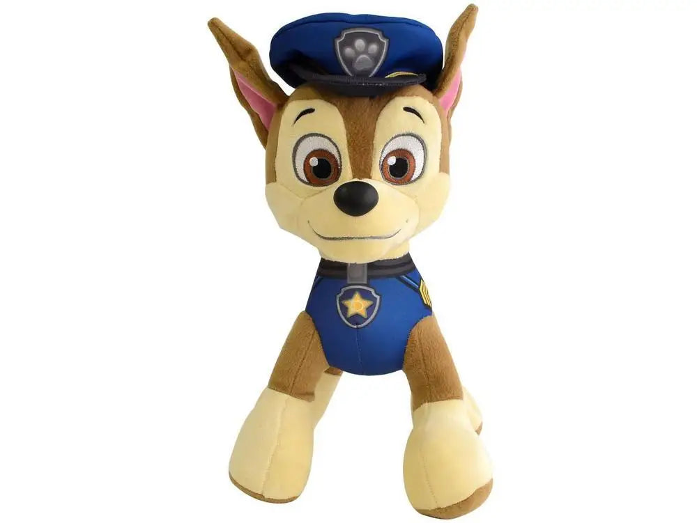 👮♂️ Pelúcia Patrulha Canina – Chase 30cm 🐾🚓
