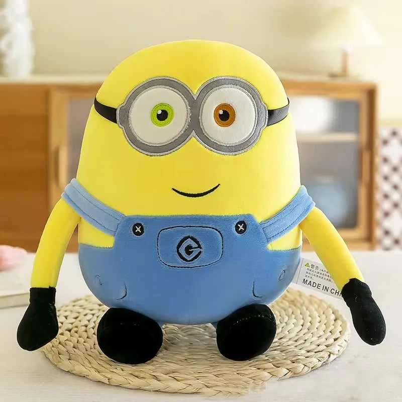 💛 Pelúcia Minions – Personagens Fofos 25cm e 45cm 🍌🎬