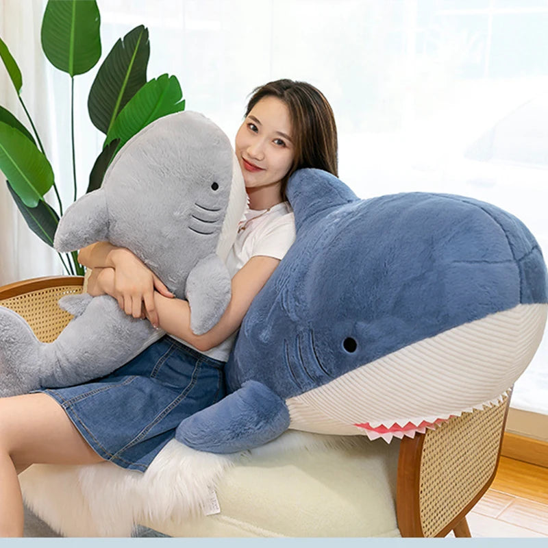 🐳 Baleia Azul de Pelúcia Gigante – Um Mar de Conforto e Diversão! 🐳