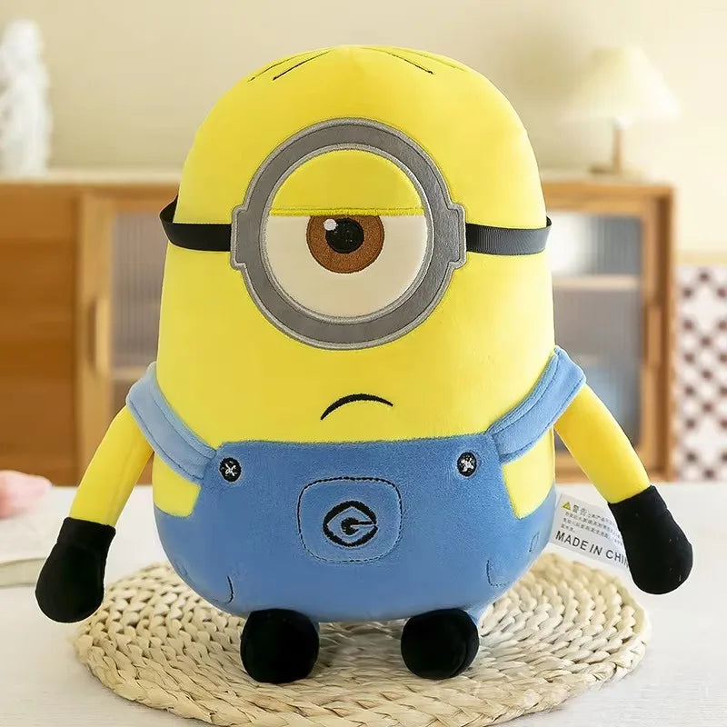 💛 Pelúcia Minions – Personagens Fofos 25cm e 45cm 🍌🎬