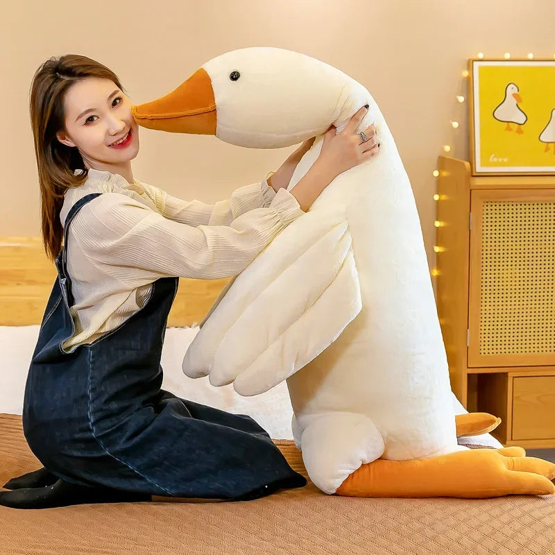 ✨ Pelúcia Ganso Branco 50cm – Conforto e Diversão em Um Só Produto! ✨