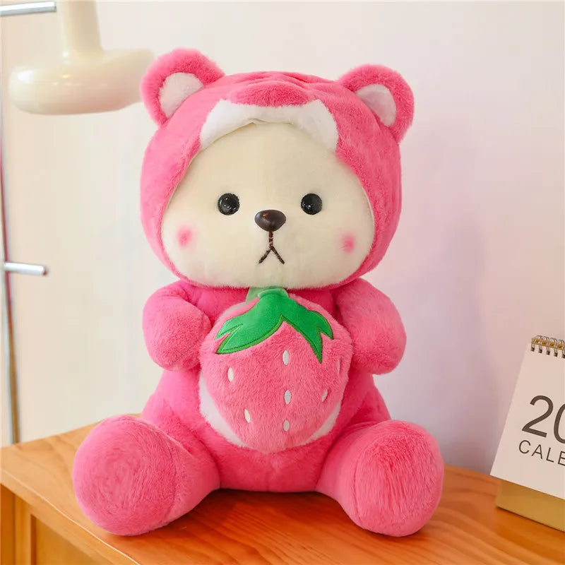 🧸✨ Pelúcia 2 em 1 Mágica e Divertida – Transforme a Brincadeira! ✨🧸 🐾 Tamanho: 30 cm | Diversas Fantasias Colecionáveis!