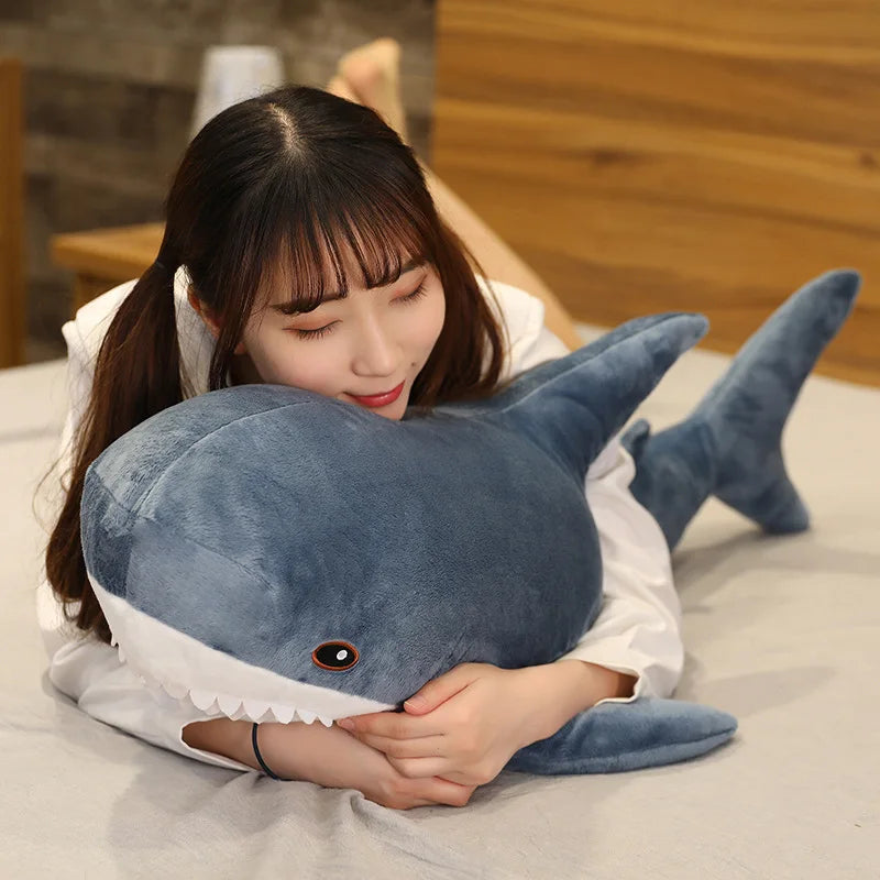 🐋 Tubarão de Pelúcia Gigante – Um Mar de Carinho e Diversão! 🦈