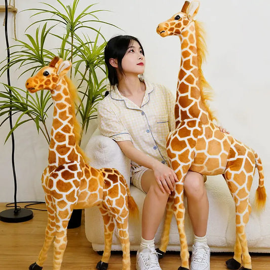 🦒 Girafa de Pelúcia – Diversão, Beleza e Decoração! 🦒