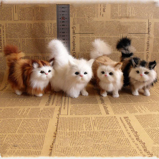 🐾 Gatinhos de Pelúcia Realistas – Puro Encanto e Fofura! 🐱